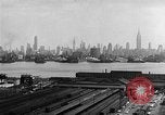Image of buildings at port New York United States USA, 1954, second 37 stock footage video 65675072572