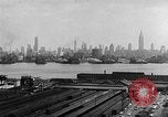 Image of buildings at port New York United States USA, 1954, second 41 stock footage video 65675072572