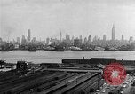 Image of buildings at port New York United States USA, 1954, second 43 stock footage video 65675072572