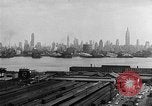 Image of buildings at port New York United States USA, 1954, second 49 stock footage video 65675072572