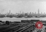 Image of buildings at port New York United States USA, 1954, second 54 stock footage video 65675072572
