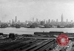 Image of buildings at port New York United States USA, 1954, second 56 stock footage video 65675072572