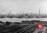 Image of buildings at port New York United States USA, 1954, second 59 stock footage video 65675072572