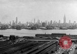 Image of buildings at port New York United States USA, 1954, second 60 stock footage video 65675072572