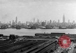 Image of buildings at port New York United States USA, 1954, second 61 stock footage video 65675072572