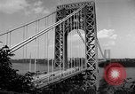 Image of George Washington Bridge New York United States USA, 1954, second 4 stock footage video 65675072573