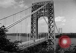 Image of George Washington Bridge New York United States USA, 1954, second 5 stock footage video 65675072573