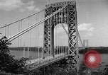 Image of George Washington Bridge New York United States USA, 1954, second 6 stock footage video 65675072573