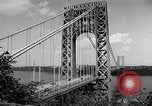 Image of George Washington Bridge New York United States USA, 1954, second 7 stock footage video 65675072573