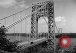 Image of George Washington Bridge New York United States USA, 1954, second 11 stock footage video 65675072573