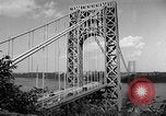 Image of George Washington Bridge New York United States USA, 1954, second 13 stock footage video 65675072573