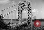 Image of George Washington Bridge New York United States USA, 1954, second 16 stock footage video 65675072573