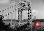 Image of George Washington Bridge New York United States USA, 1954, second 19 stock footage video 65675072573