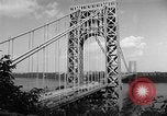 Image of George Washington Bridge New York United States USA, 1954, second 20 stock footage video 65675072573