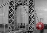 Image of George Washington Bridge New York United States USA, 1954, second 27 stock footage video 65675072573
