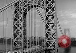 Image of George Washington Bridge New York United States USA, 1954, second 28 stock footage video 65675072573