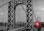Image of George Washington Bridge New York United States USA, 1954, second 31 stock footage video 65675072573