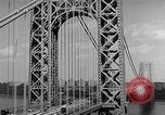 Image of George Washington Bridge New York United States USA, 1954, second 33 stock footage video 65675072573