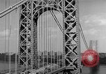 Image of George Washington Bridge New York United States USA, 1954, second 34 stock footage video 65675072573