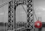 Image of George Washington Bridge New York United States USA, 1954, second 35 stock footage video 65675072573
