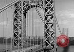 Image of George Washington Bridge New York United States USA, 1954, second 42 stock footage video 65675072573