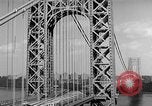 Image of George Washington Bridge New York United States USA, 1954, second 51 stock footage video 65675072573