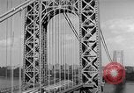 Image of George Washington Bridge New York United States USA, 1954, second 52 stock footage video 65675072573