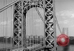 Image of George Washington Bridge New York United States USA, 1954, second 60 stock footage video 65675072573