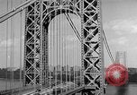 Image of George Washington Bridge New York United States USA, 1954, second 61 stock footage video 65675072573