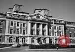 Image of campus building New York United States USA, 1962, second 3 stock footage video 65675072592