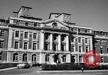 Image of campus building New York United States USA, 1962, second 4 stock footage video 65675072592