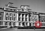 Image of campus building New York United States USA, 1962, second 9 stock footage video 65675072592