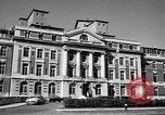 Image of campus building New York United States USA, 1962, second 10 stock footage video 65675072592