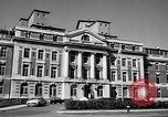 Image of campus building New York United States USA, 1962, second 14 stock footage video 65675072592