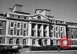 Image of campus building New York United States USA, 1962, second 18 stock footage video 65675072592