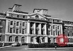 Image of campus building New York United States USA, 1962, second 28 stock footage video 65675072592
