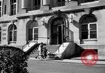Image of campus building New York United States USA, 1962, second 32 stock footage video 65675072592