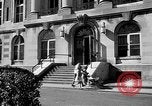 Image of campus building New York United States USA, 1962, second 33 stock footage video 65675072592