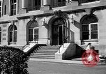 Image of campus building New York United States USA, 1962, second 35 stock footage video 65675072592