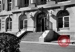 Image of campus building New York United States USA, 1962, second 36 stock footage video 65675072592