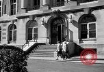 Image of campus building New York United States USA, 1962, second 37 stock footage video 65675072592
