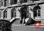 Image of campus building New York United States USA, 1962, second 38 stock footage video 65675072592