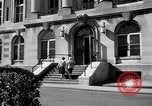 Image of campus building New York United States USA, 1962, second 43 stock footage video 65675072592