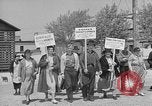 Image of cannery labors strike Racine Wisconsin USA, 1938, second 7 stock footage video 65675072649