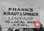 Image of cannery labors strike Racine Wisconsin USA, 1938, second 9 stock footage video 65675072649