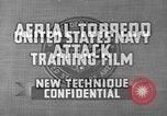 Image of aerial torpedo attack United States USA, 1944, second 9 stock footage video 65675072656