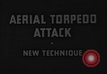 Image of aerial torpedo attack United States USA, 1944, second 17 stock footage video 65675072656
