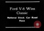 Image Classic National Stock une course sur route de voiture Elgin Illinois USA, 1933, de la seconde 12 séquences d'archives historiques vidéo 65675072675