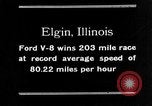 Image Classic National Stock une course sur route de voiture Elgin Illinois USA, 1933, de la seconde 27 séquences d'archives historiques vidéo 65675072675