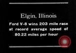 Image Classic National Stock une course sur route de voiture Elgin Illinois USA, 1933, de la seconde 34 séquences d'archives historiques vidéo 65675072675